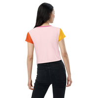 Smiley Flower Crop Tee