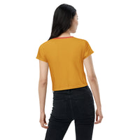 Yellow Daisy Crop Tee