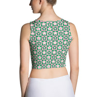 Groovy Green Crop Top