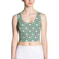Groovy Green Crop Top