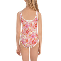 Pink Daisy Kids Swimsuit