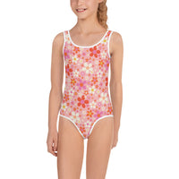 Pink Daisy Kids Swimsuit