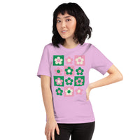 Groovy Flower Pink/Green Unisex Tee
