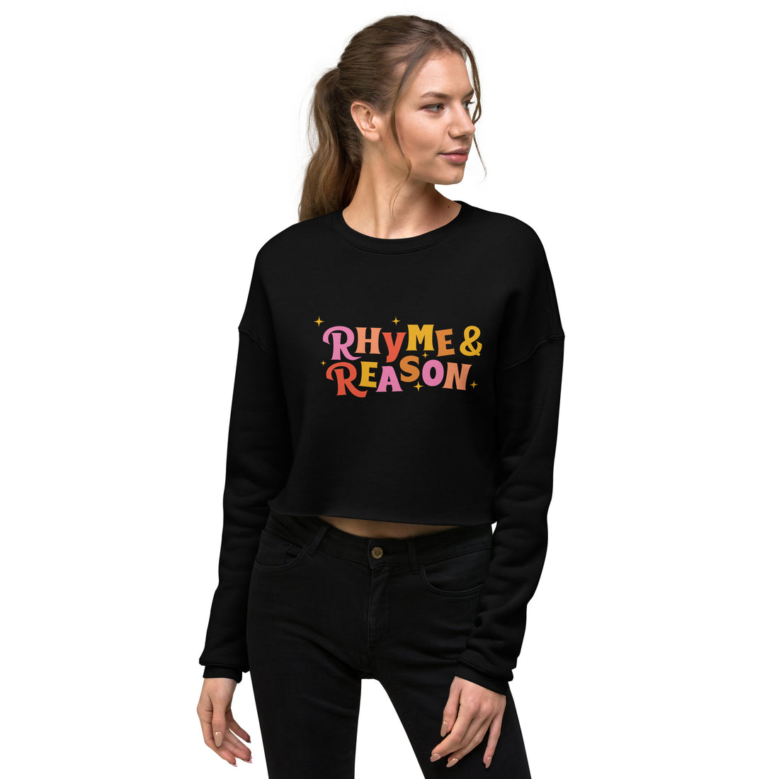 Rhyme & Reason Crop Sweatshirt