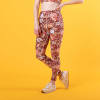 '70s Mahogany Yoga Leggings