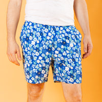 Fleur Blue Swim Trunks