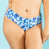 Fleur Blue Recycled Bikini Bottom