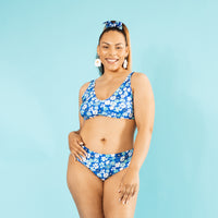 Fleur Blue Recycled Bikini