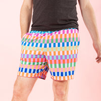 Summer Geo Swim Trunks