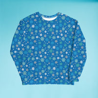 Holidaisy Blue Unisex Sweatshirt