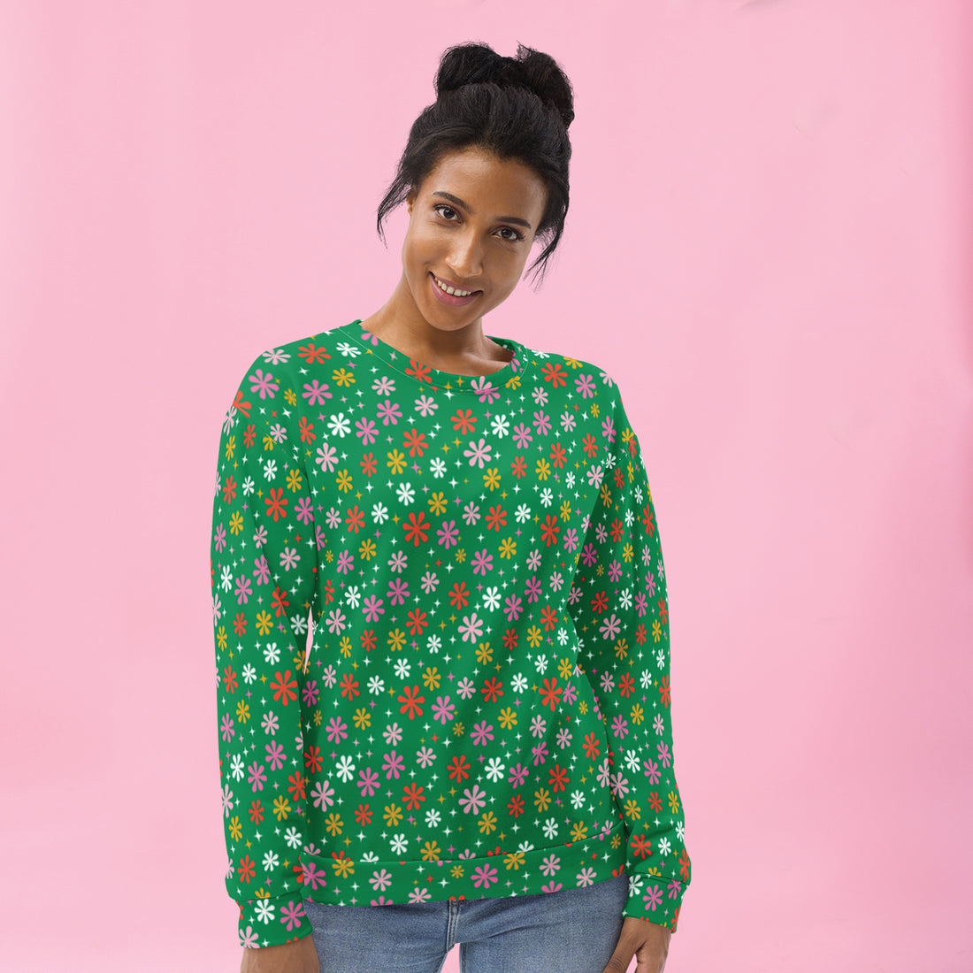 Holidaisy Green Unisex Sweatshirt