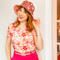 Daisy Reversible Bucket Hat