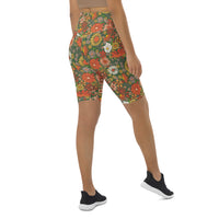 '70s Green Biker Shorts