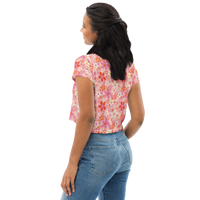 Daisy Pink Crop Tee