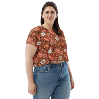 '70s Mahogany Crop Tee