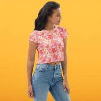 Daisy Pink Crop Tee