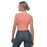 Monochrome Red Crop Tank