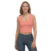 Monochrome Red Crop Tank