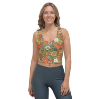 '70s Green Crop Tank