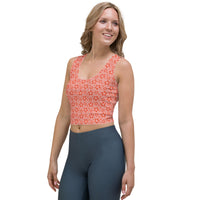 Monochrome Red Crop Tank