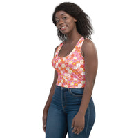 Fleur Pink Crop Tank