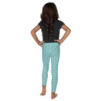 Monochrome Blue Little Kid's Leggings