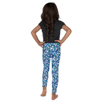 Fleur Blue Kid's Leggings