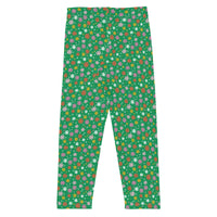 Holidaisy Green Kid's Leggings