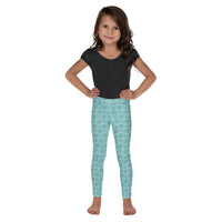 Monochrome Blue Little Kid's Leggings
