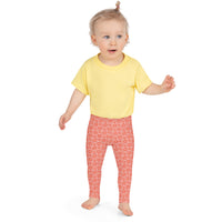 Monochrome Red Little Kid's Leggings