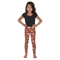 Daisy Mahogany Little Kid's Leggings