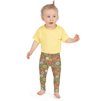 '70s Green Little Kid's Leggings