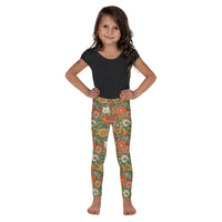 '70s Green Little Kid's Leggings