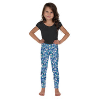 Fleur Blue Kid's Leggings