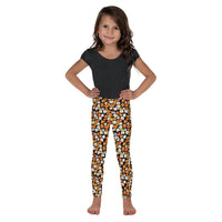 Fleur Black Kid's Leggings