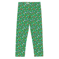 Holidaisy Green Kid's Leggings