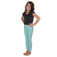 Monochrome Blue Little Kid's Leggings