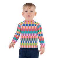 Summer Geo Kids Rash Guard