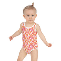 Fleur Pink Kids Swimsuit