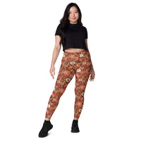 '70s Mahogany Leggings with Pockets