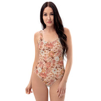 '70s Camel One-Piece Swimsuit