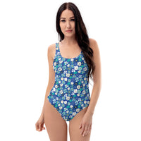 Fleur Blue Swimsuit