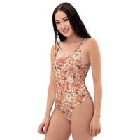 '70s Camel One-Piece Swimsuit