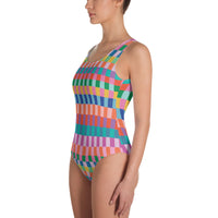 Summer Geo One-Piece Swimsuit
