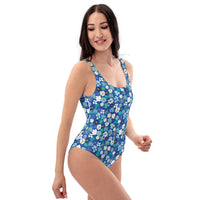 Fleur Blue Swimsuit