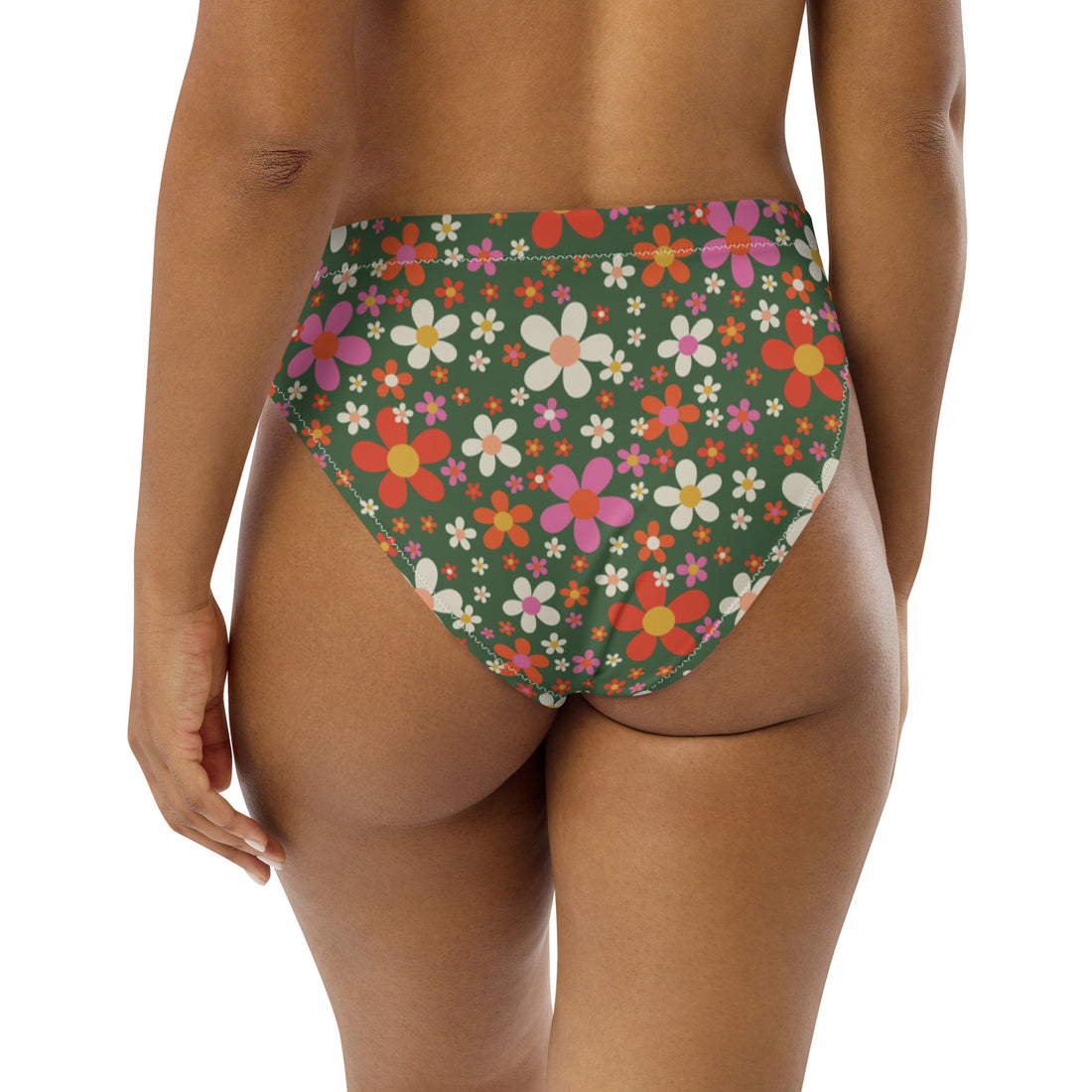 Daisy Green Recycled Bikini Bottom