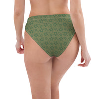 Monochrome Green Recycled Bikini Bottom
