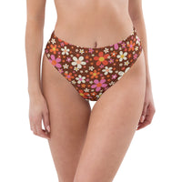 Daisy Mahogany Recycled Bikini Bottom