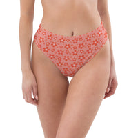 Monochrome Red Recycled Bikini Bottom