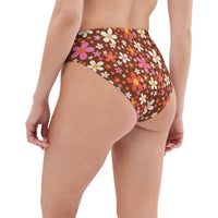 Daisy Mahogany Recycled Bikini Bottom